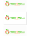 Fresh Fit Meals gift card with the company logo featuring a fork, spoon, and leaf.